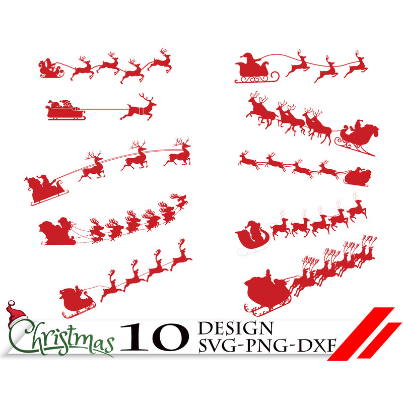 233.Santa claus with deer.jpg