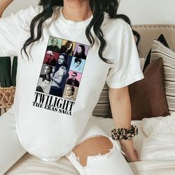 twilight the eras saga t-shirt, twilight t-shirt, twilight saga, twilight merch, eras tour gift, bella jakob edward