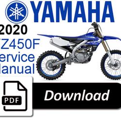 Yamaha YZ450F 2020-2023 Service Repair Manual