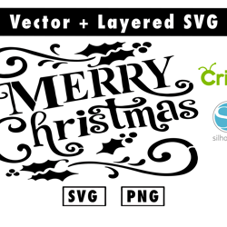 merry christmas svg and png files for cricut machine , anime svg , manga svg , goku svg