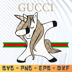 Logo gucci unicorn Brand Svg, Fashion Brand Svg, unicorn gucci logo Silhouette Svg File Cut Digital Download.