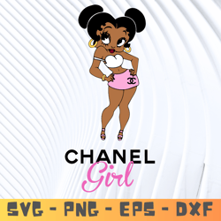 Chanel girl Svg, Fashion Brand Svg,Famous Brand Svg, Silhouette Svg Files, Layered Files, Chanel PNG-SVG-EPS-DXF-PDF.