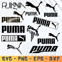 Puma Bundle Svg, Puma Logo Svg, Puma Brand Logo Svg, Fashion Logo Svg, File Cut Digital Download,Big Bundle Famous Brand