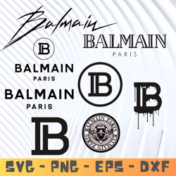 Balmain logo Svg, Logo Svg, Balmian Brand Logo Svg, Fashion Logo Svg, File Cut Digital Download,Big Bundle Famous Brand