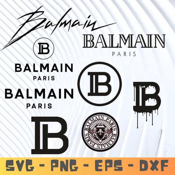 Balmain Graphics Balmain logo Svg, Logo Svg, Balmian Brand Logo Svg, Fashion - Inspire ...