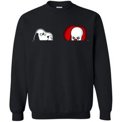 agr 1990 pennywise and snoopy sewermates! it stephen king sweatshirt