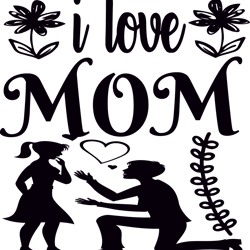love my mom png, retro i heart my mom svg, i heart my mom png, retro i love my mom svg, i love my mom retro cut file