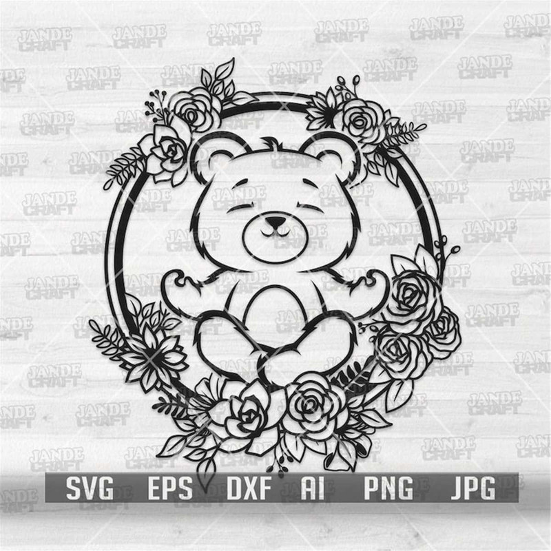 MR-30820234349-cute-teddy-bear-meditate-svg-floral-animal-clipart-yoga-image-1.jpg