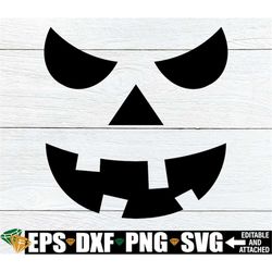 jack-o-lantern face, pumpkin face svg, halloween svg, boys halloween candy tote svg, jack o lantern face svg,toddler boy