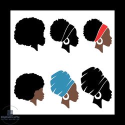 black woman bundle svg, melanin svg, afro girl svg, black girl svg, beautiful svg