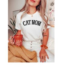 cat mom shirt, cat dad shirt, cat lover shirt, pet shirt, animal lover gift, cat owner gift, cat shirt, cute cat mom shi