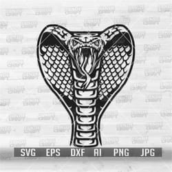 cobra snake svg | wild animal clipart | viper keeper cutfile | poisonous stencil | deadly serpent dxf | venomous jpg | z
