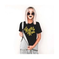 rock and roll design, cut files svg, eps, ong, jpg, dxf, rock and roll svg, graphic tee cut files