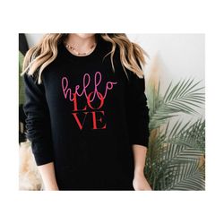hello love svg, valentine's day svg, be mine svg, valentines files - svg, eps, png, jpg, dxf design, valentines svgs, cr