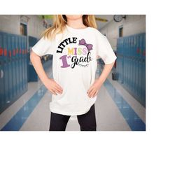 little miss first grade shirt, back to school party shirt, little miss teacher tee, first day of school t-shirt, little