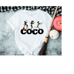 Coco Bones Halloween Sweatshirt, Funny Halloween Night Skeleton Sweatshirt, Dancing Skeletons Halloween Party T-Shirt