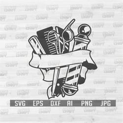 barber shop logo svg | barber shirt png | hair hustler clipart | stylist dxf | barber cut files | barbershop monogram |