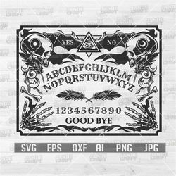 ouija board svg | ouija board game svg | ouija clipart | dead spirit game svg | halloween svg | ouija cutfile | spirit o