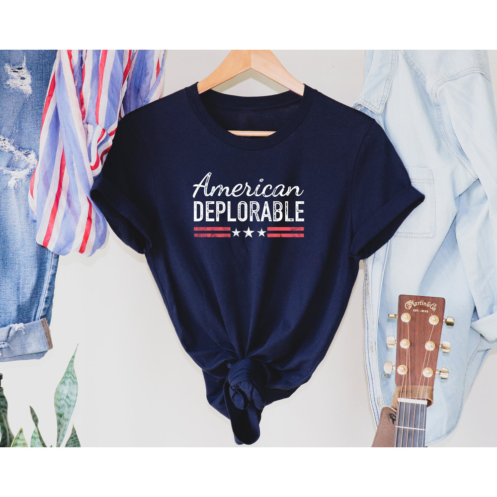 American Deplorable Shirt, Save America Tshirt, Trump 2024 Tee, Trump Maga Swag, Election Shirt, Bannon War Room Posse, Funny Trump Gift - 3.jpg