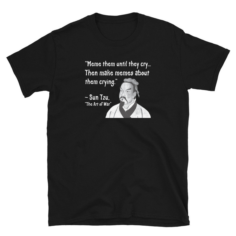 Meme Them Sun Tzu Shirt, Conspiracy Theorist TShirt, Fake News Gaslighting T-Shirt, Digital Soldier, Save America Gift, Funny Political Tee - 3.jpg