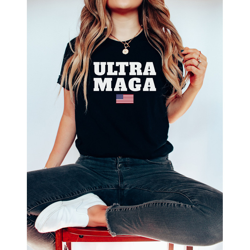 Ultra MAGA T-Shirt, Save America Tshirt, Trump 2024 Tee, Merica Trump Shirt, Election Shirt, Funny Trump Gift, American Deplorable Gifts - 3.jpg