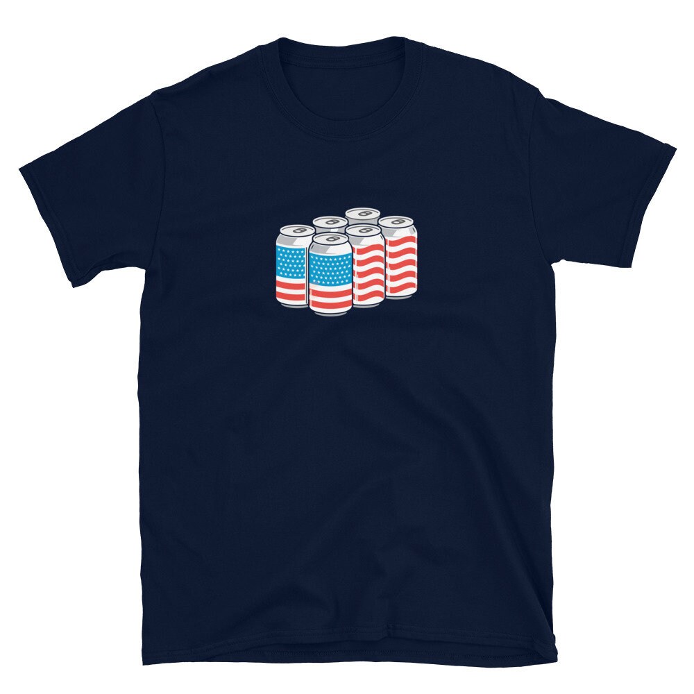 USA Shirt, Funny Beer T Shirt, Beer Gifts, Bbq Cookout Shirt, Red White & Blue, Patriotic American Tee, Murica Shirt USA Flag Beers T-Shirt - 3.jpg