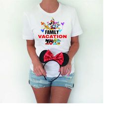 2023 disney family vacation shirt, mickey and friends, family vacation shirt, disney matching shirts, disney family trip