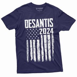 mens desantis 2024 t-shirt ron desantis political elections presidential republican party tee shirt