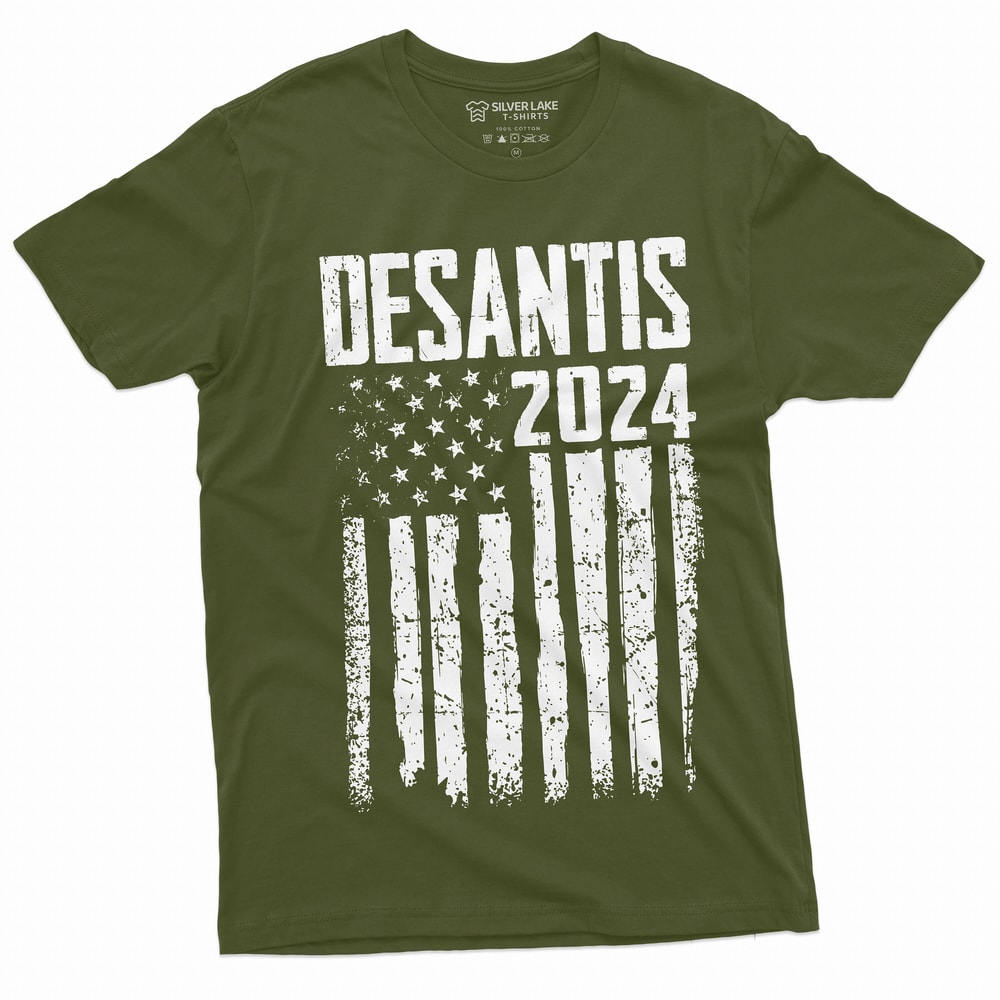 Men's DeSantis 2024 T-shirt Ron DeSantis political Elections presidential republican party Tee Shirt - 3.jpg