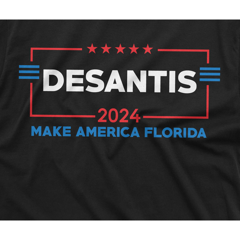 Men's Desantis 2024 T-shirt Ron DeSantis for president Florida governor republican party conservative political T-shirt - 2.jpg