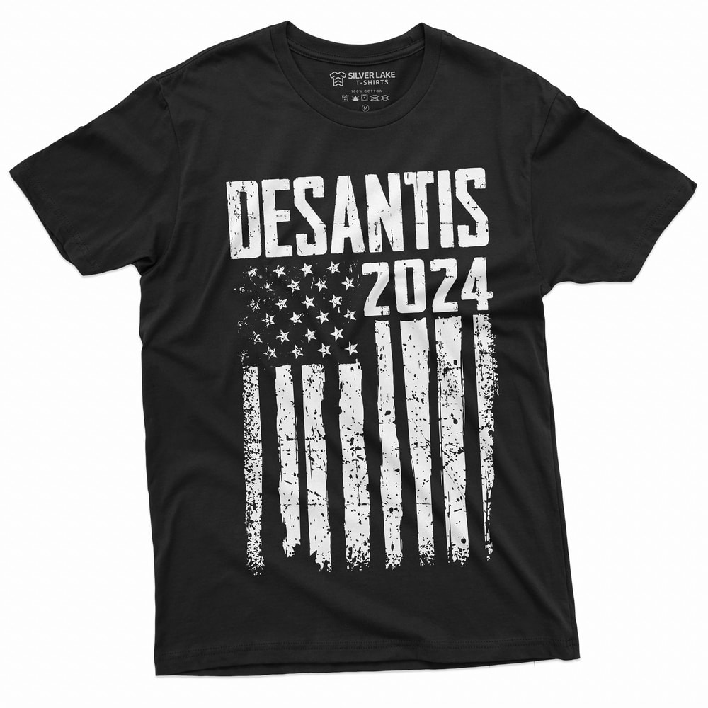 Men's DeSantis 2024 T-shirt Ron DeSantis political Elections presidential republican party Tee Shirt - 4.jpg