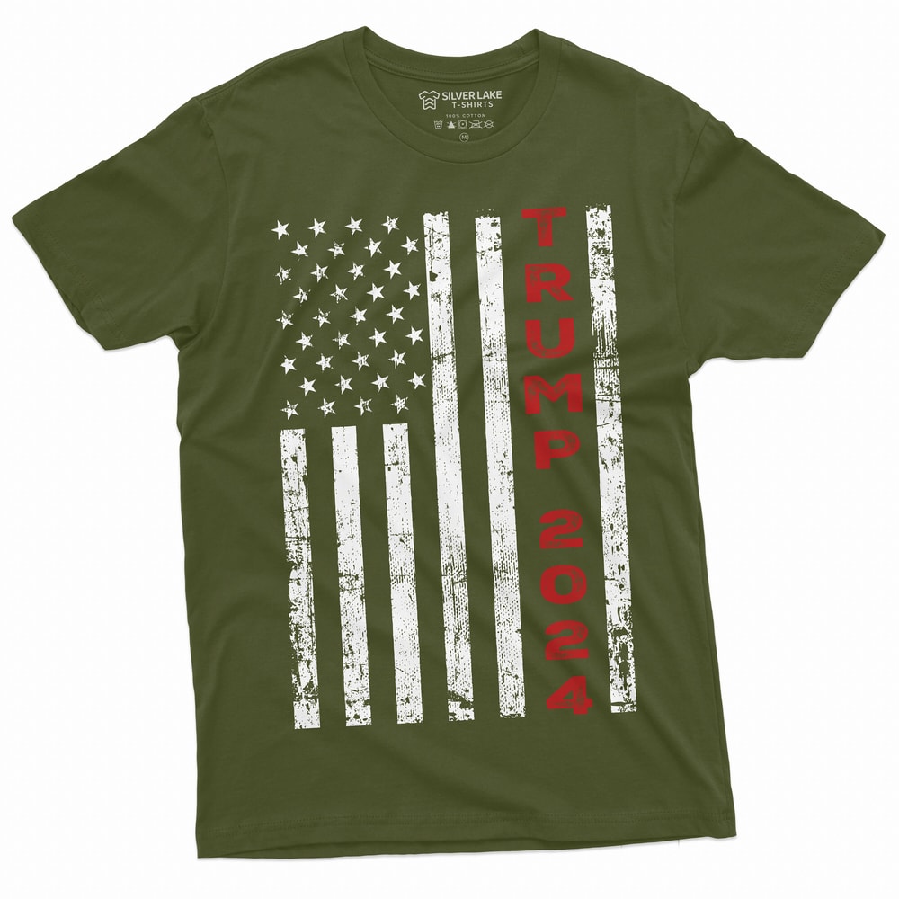 Trump 2024 USA Flag T-shirt Donald Trump for President Republican party Tee Shirt Men's Pro Trump GOP Tee Shirt - 4.jpg