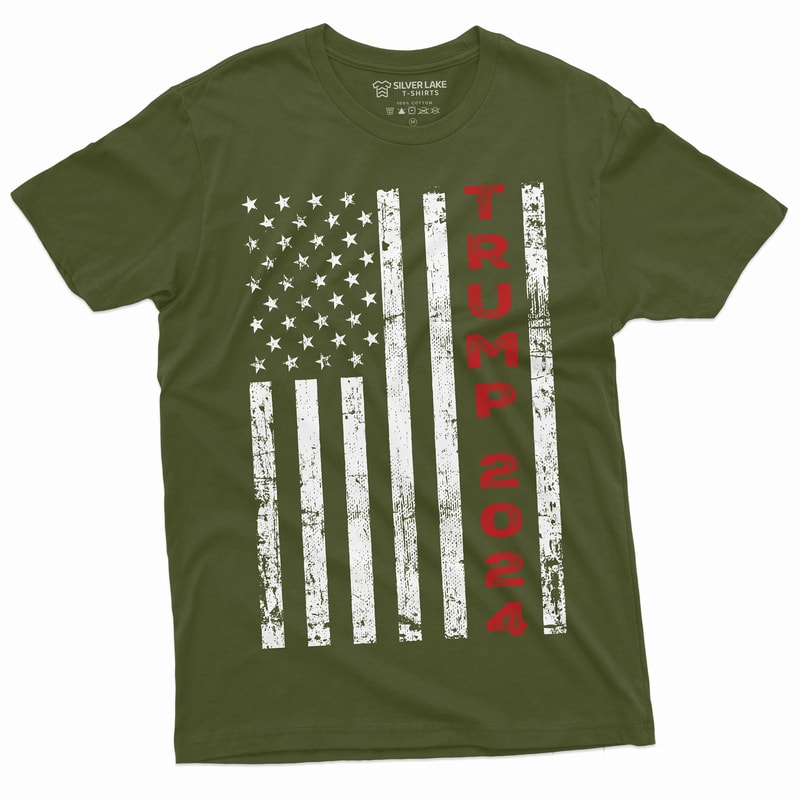 Trump 2024 USA Flag T-shirt Donald Trump for President Republican party Tee Shirt Men's Pro Trump GOP Tee Shirt - 4.jpg