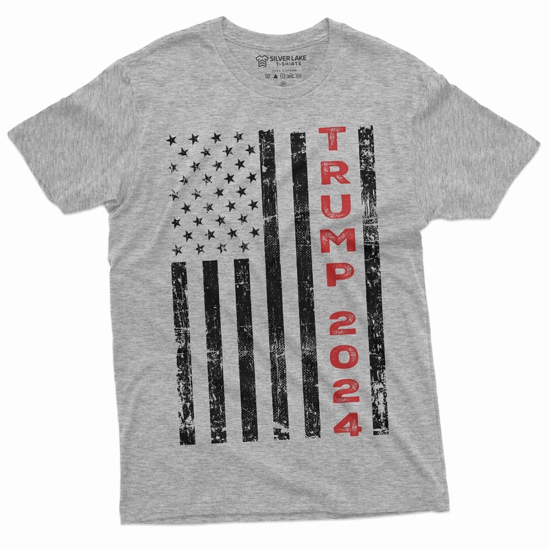 Trump 2024 USA Flag T-shirt Donald Trump for President Republican party Tee Shirt Men's Pro Trump GOP Tee Shirt - 5.jpg