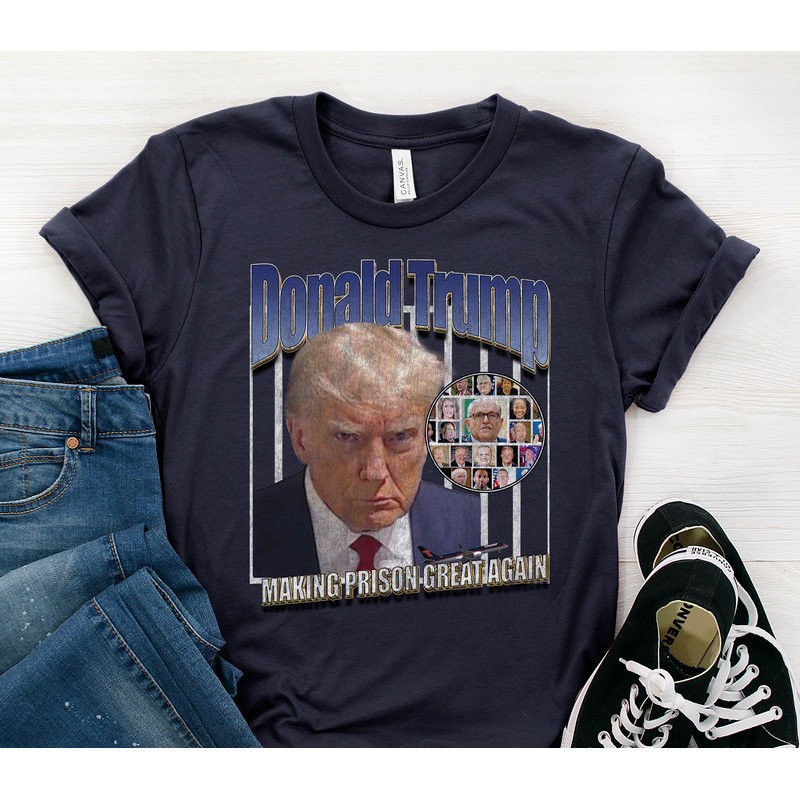Making Prison Great Again! Shirt Funny Donald Trump Mug Shot Shirt, Donald Trump Shirt,Trump Jail Shirt, Trump Arrested Shirt - 2.jpg