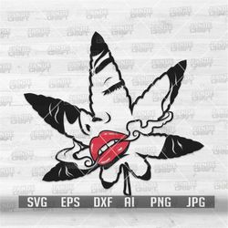 sexy girl smoking joint svg | 420 shirt png | smoking weed clipart | cannabis stencil | marijuana cutfile | dope queen d