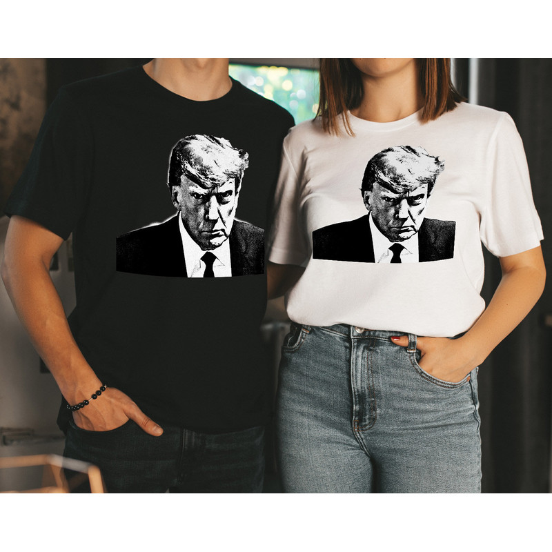 Donald Trump Mugshot Shirt Punk Trump Shirt DJT T-Shirt ~ Trump in Jail, Trump Mug Shot, Trump 2023 Meme, Donald Trump Parody T-Shirt - 7.jpg
