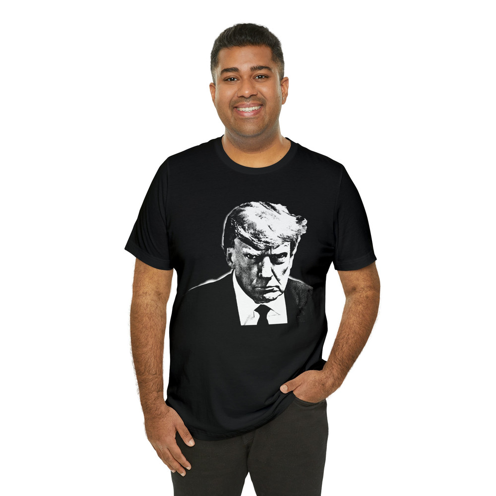 Donald Trump Mugshot Shirt Punk Trump Shirt DJT T-Shirt ~ Trump in Jail, Trump Mug Shot, Trump 2023 Meme, Donald Trump Parody T-Shirt - 8.jpg