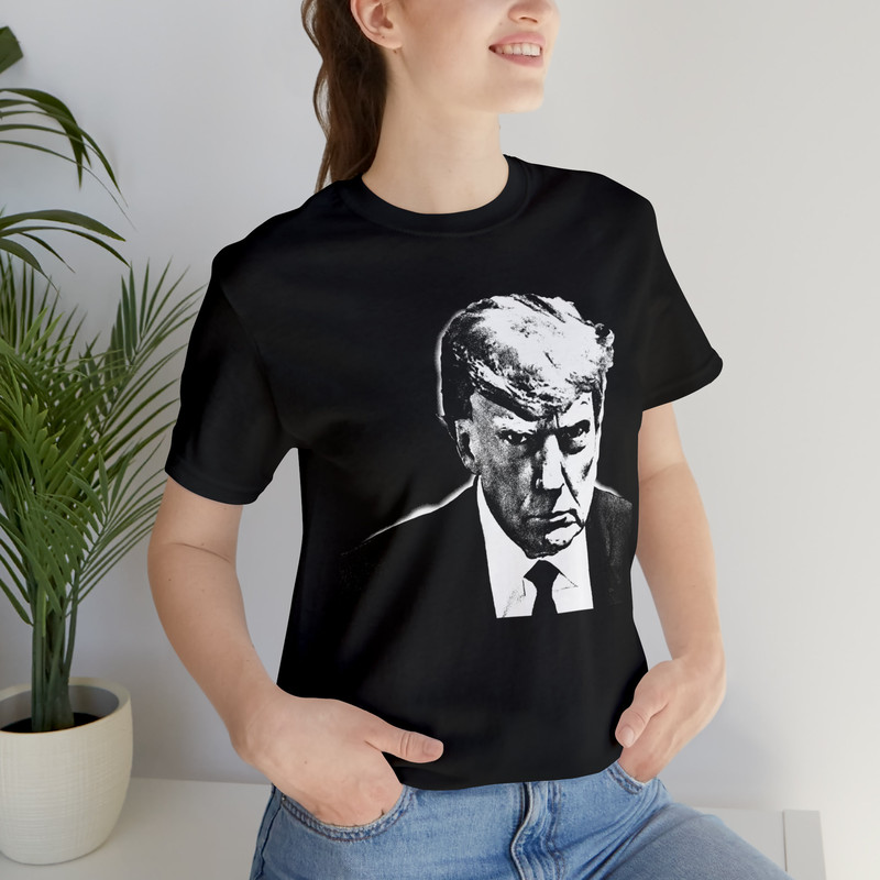 Donald Trump Mugshot Shirt Punk Trump Shirt DJT T-Shirt ~ Trump in Jail, Trump Mug Shot, Trump 2023 Meme, Donald Trump Parody T-Shirt - 9.jpg