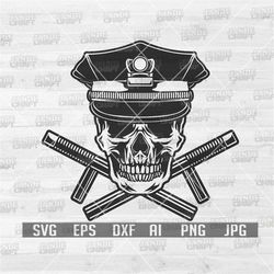 police skull svg | blue thin line svg | police clipart | police cutfile | police shirt svg | police dad svg| rescue svg|