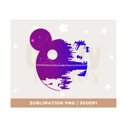 mickey death star svg, star wars, mickey mouse jpg png svg, death star svg, galactic, instant download, cut file, cricut