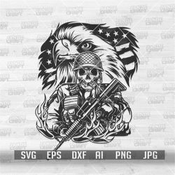 us eagle military skull svg | soldier dad clipart | veteran shirt png | usa army stencil | navy marine cutfile | patriot