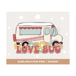 Love Bug Png, Hobo Valentine Png, Valentine Beetle Sublimation, Retro Valentine Print File, Sublimation, high quality su
