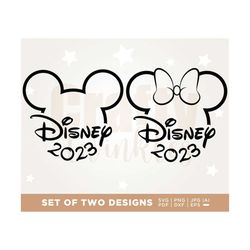 customize family trip 2023 svg, mouse mice svg, customize gift svg, family vacation 2023 svg, vinyl cut file, png, silho