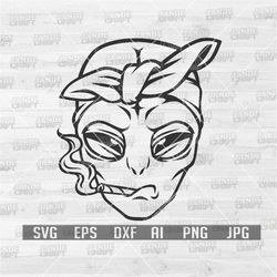 alien smoking weed svg | alien smoking joint svg | smoking cannabis svg | smoking marijuana svg | high as the moon svg |