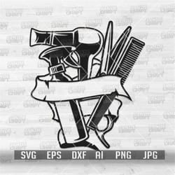 hair stylist svg | hair stylist clipart | hair stylist cutfile | hair stylist tools svg | hair expert svg | salon monogr