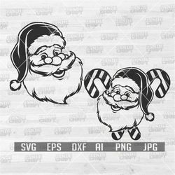 Santa Claus svg | Santa svg | Christmas svg | Santa Claus png | Santa Clipart | Santa Cutfile | Christmas Cutfile| Santa