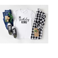 birthday king shirt, birthday boy shirt,birthday shirt, birthday gift, birthday party shirt, birthday men gift,birthday