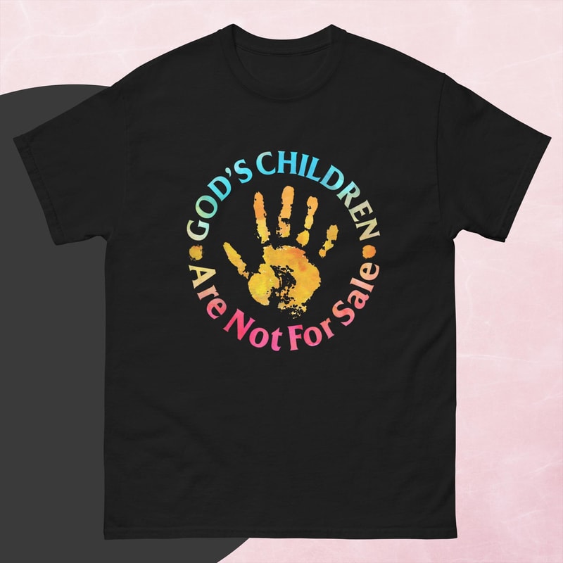 God's Children Are Not For Sale Men's classic tshirt - 1.jpg