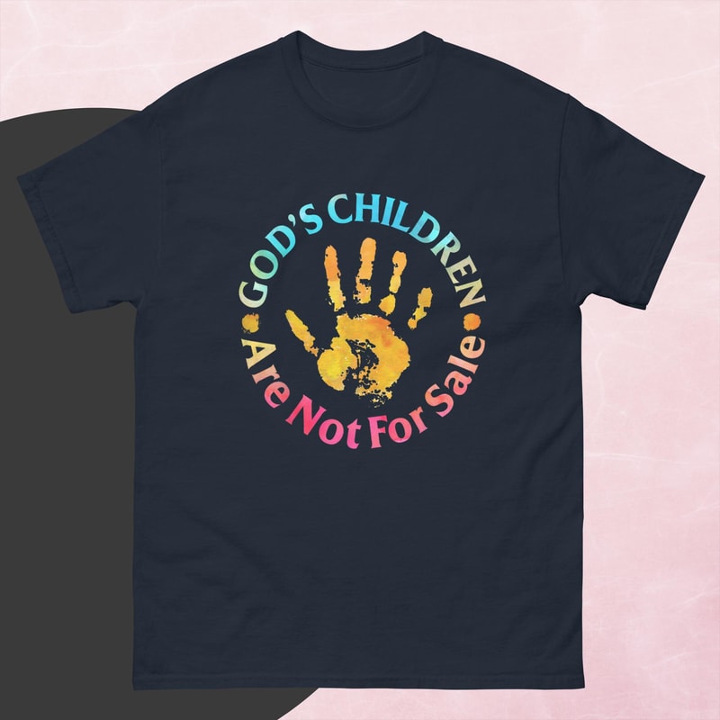 God's Children Are Not For Sale Men's classic tshirt - 2.jpg